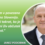 Janez Podobnik: »Pojdimo povezani na volitve, na praznik demokracije«